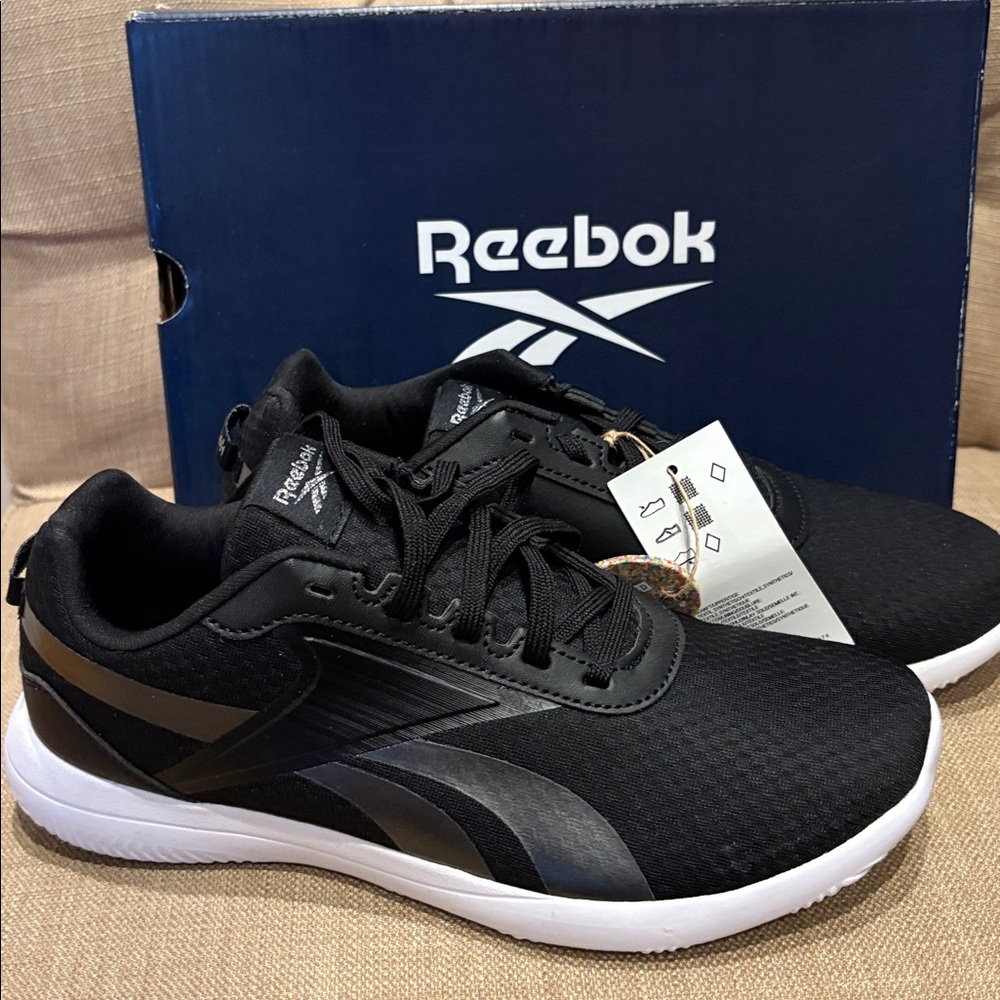 Reebok Stadium 2.0 B/W Walking Comfort Footbed Sneakers